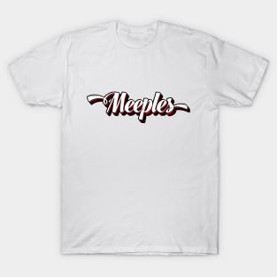 Meeples Typography T-Shirt